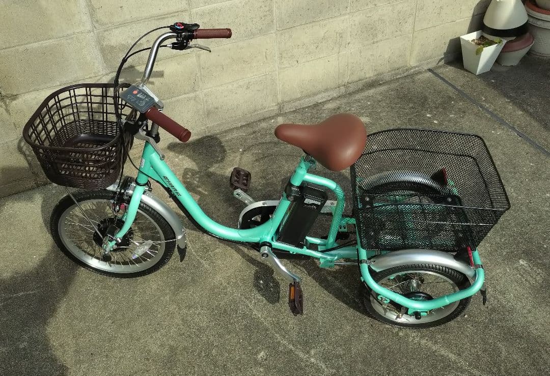 カイホウジャパンの電動アシスト三輪自転車
