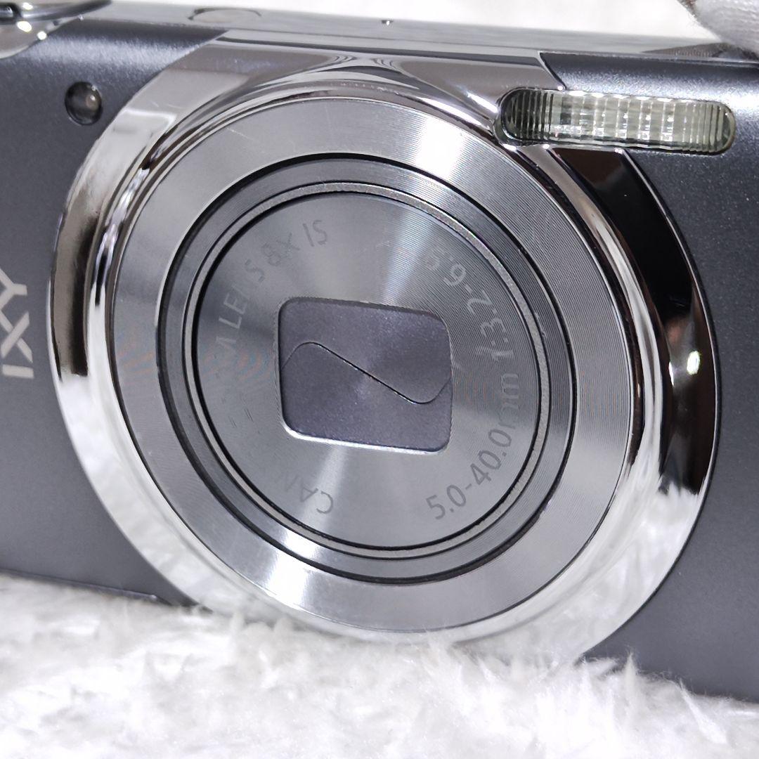 美品✨ CANON IXY130 グレー 動作確認済み バッテリー 充電器付属