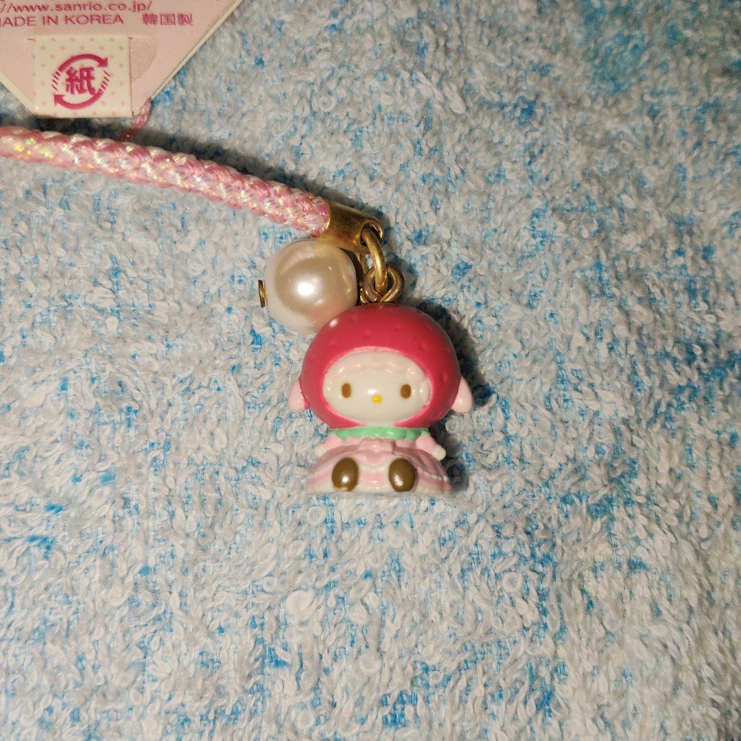こ*き様 激レア 平成レトロ マイスウィートピアノ いちご ストラップ