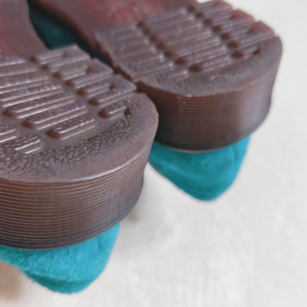 ドクターマーチン エイドリアン スナッフル ティールブルー スエード UK5