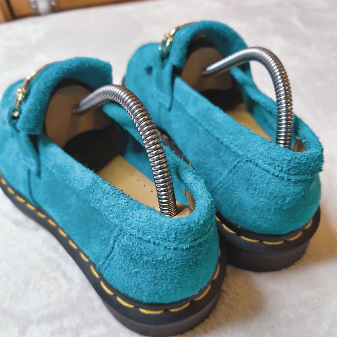 ドクターマーチン エイドリアン スナッフル ティールブルー スエード UK5