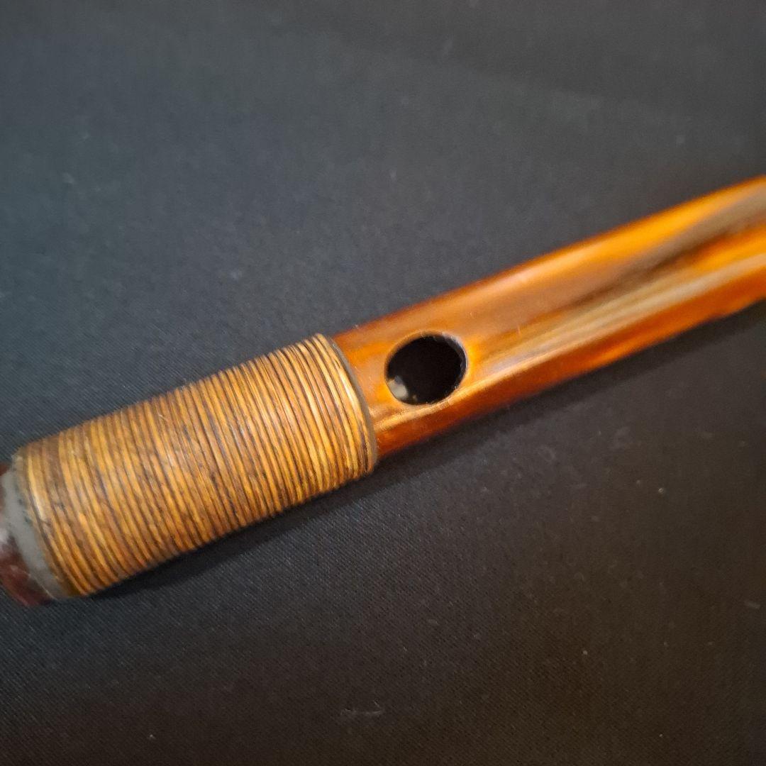 篠笛 古典調 7穴 五本調子 燻風仕上げ 超鐵仕様