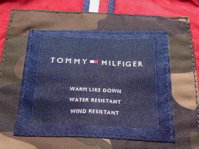 【大きい】5L6L4XL5XL日本サイズ位トミーヒルフィガー迷彩ダウンジャケット