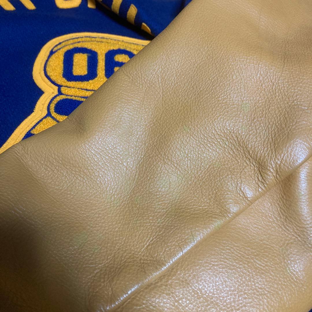 M*O様 80's VINTAGE FORDHAM アワードジャケット　袖革スタ