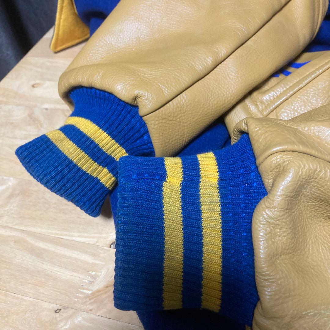 M*O様 80's VINTAGE FORDHAM アワードジャケット　袖革スタ