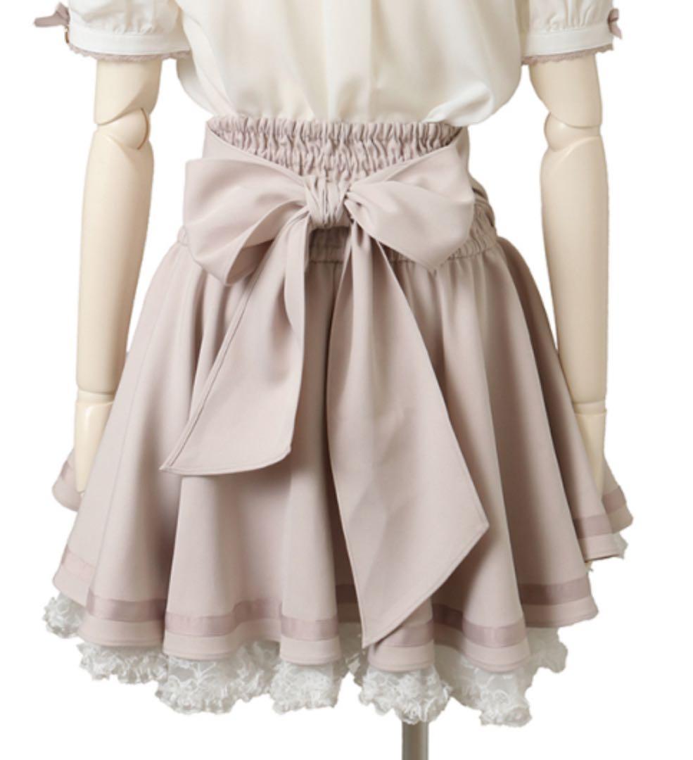 m*☆様 完売レア【未着用】LIZLISA リボンボリュームフレアスカート