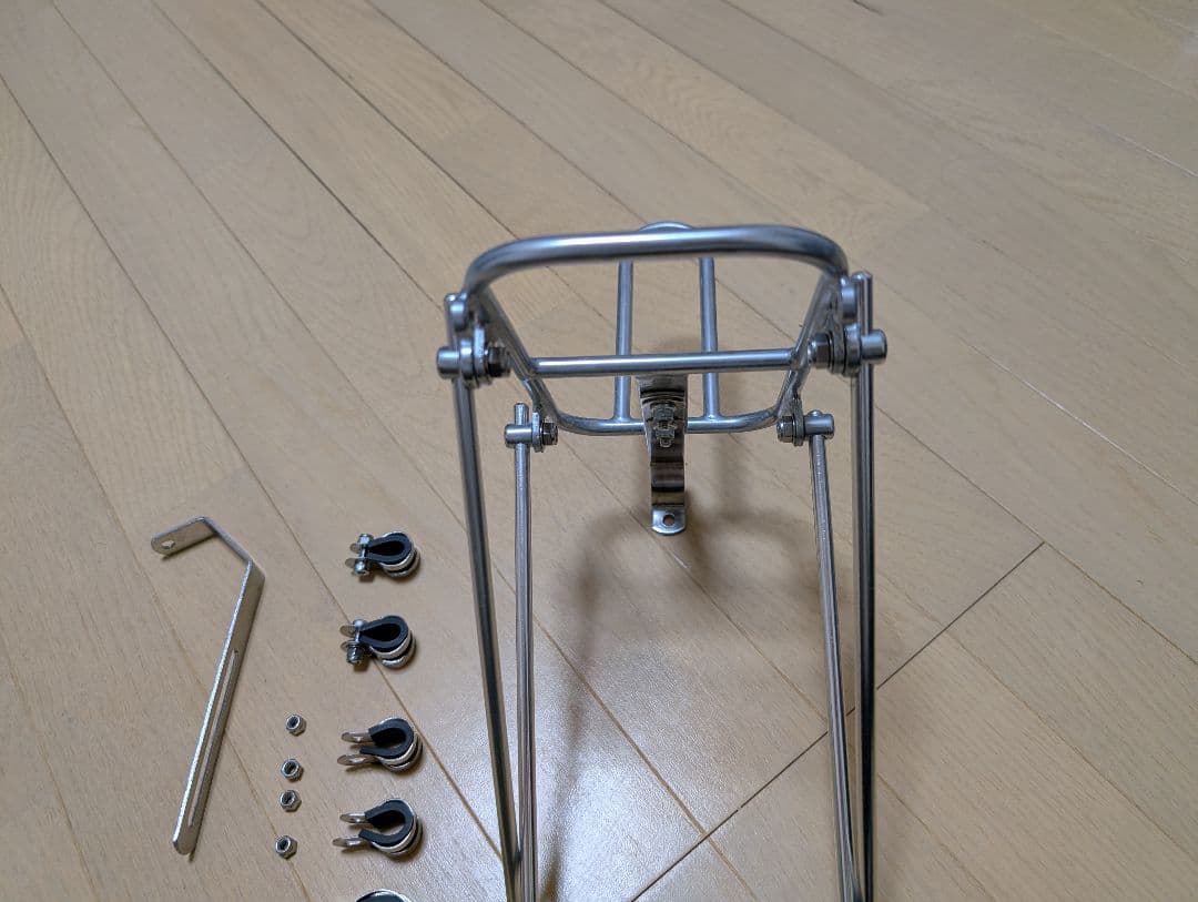 パーツ *NITTO* M-1B front rack (silver)