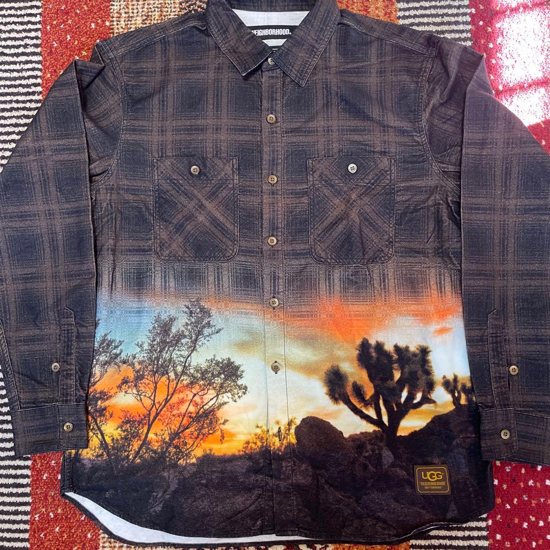 新品 NEIGHBORHOOD ネイバーフッド シャツ XL 19AW UGG - メルカリ