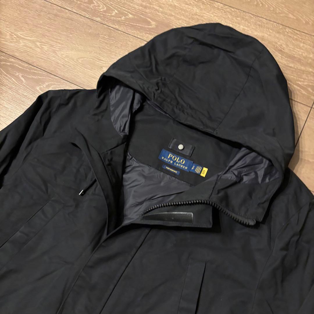 美品 現行　ポロラルフローレン フーデットジャケット　QRコードタグ　撥水
