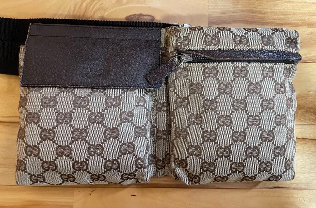 グッチ GGキャンバス ウエスト ボディバッグ