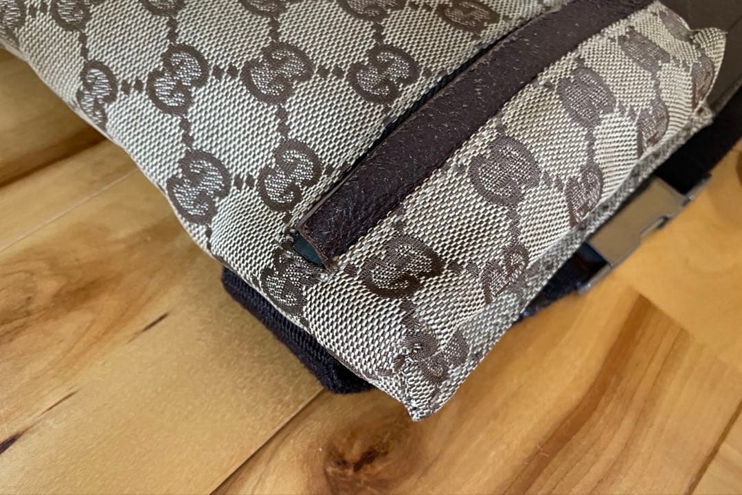 グッチ GGキャンバス ウエスト ボディバッグ