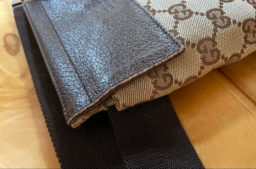 グッチ GGキャンバス ウエスト ボディバッグ