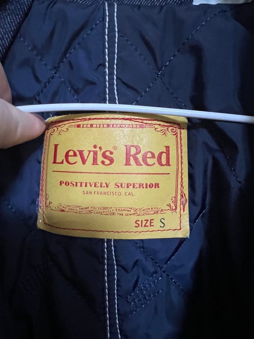 Levi's Red ネイビー キルティングジャケット S