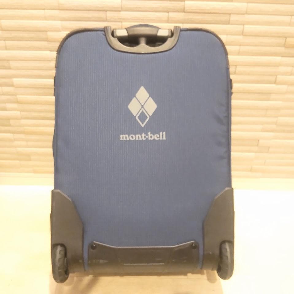 美品 モンベル ウィリーバッグ35 キャリーケース ネイビー 機内持込 廃盤