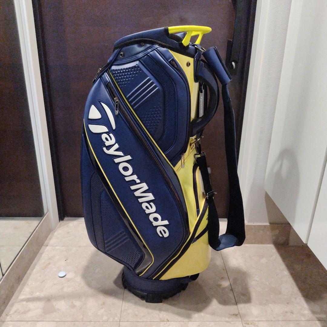 TaylorMade キャディバッグ ネイビー/イエロー9.0型