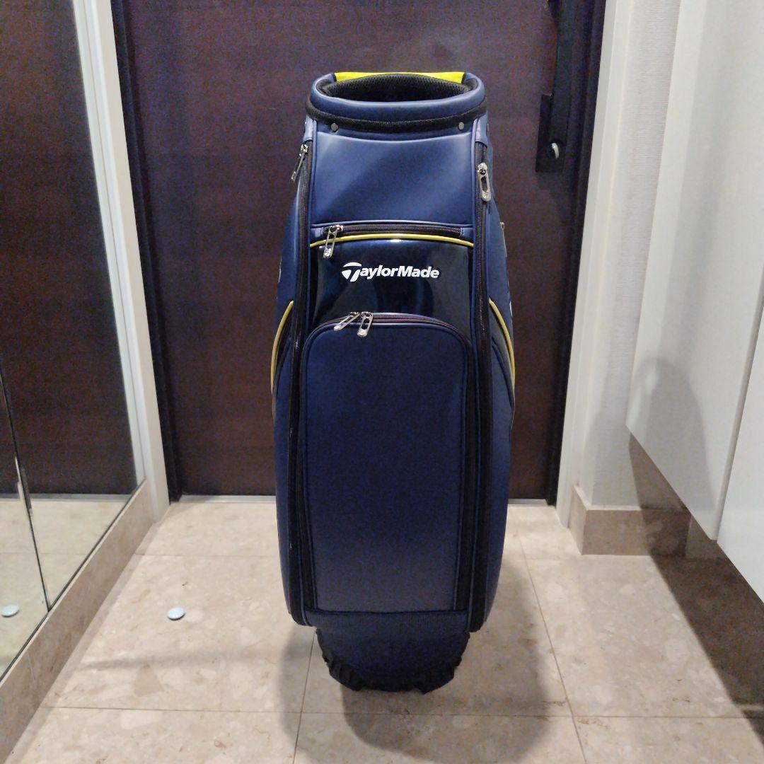 TaylorMade キャディバッグ ネイビー/イエロー9.0型