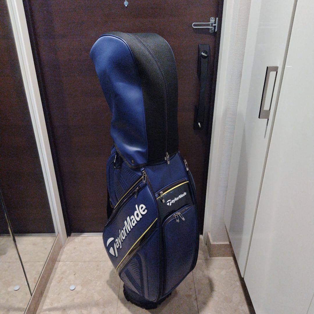 TaylorMade キャディバッグ ネイビー/イエロー9.0型