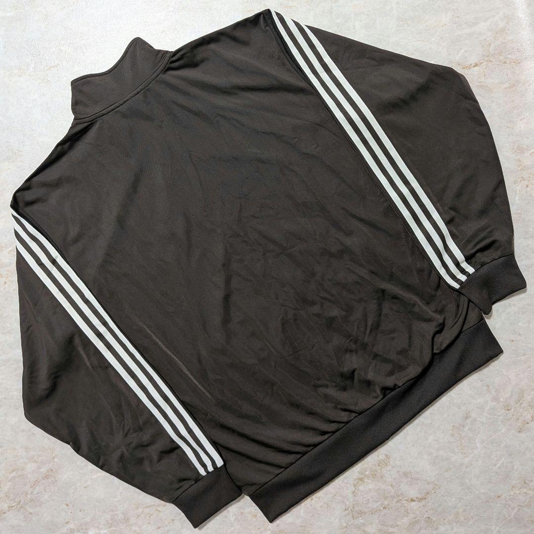 超希少★美品アディダス ベッケンバウアートラックジャケット茶白XL相当 ソリュン