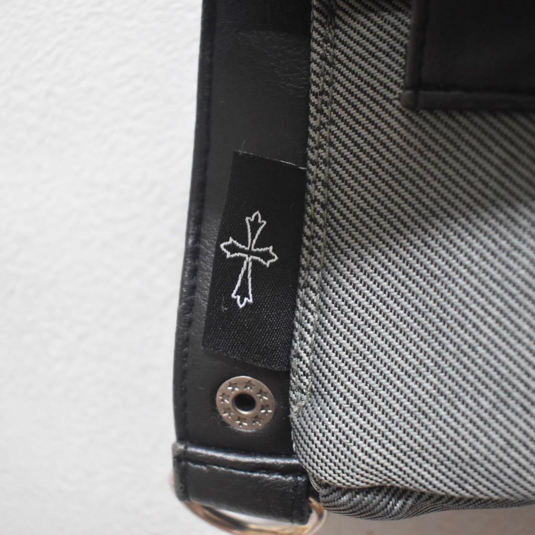 OzzCroceゴシック 和ゴス ドラゴン刺繍 コルセットレース ウエストバッグ