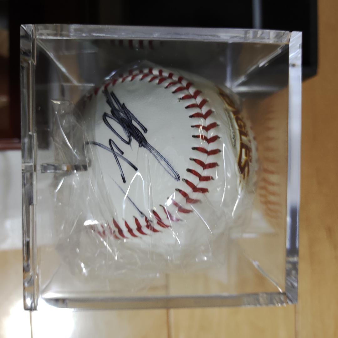 楽天イーグルス 岡島豪郎 直筆サインボール - メルカリ