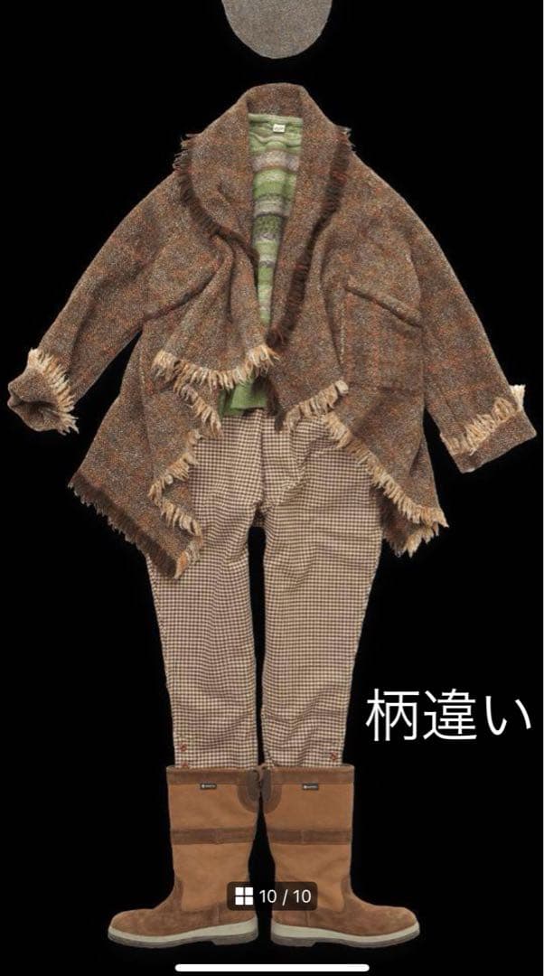 専用　今季2024AW 45R インドメリノのポンチョショート　¥68,200