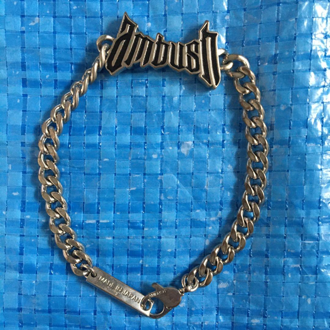 美品★AMBUSH⬛︎アンブッシュ⬛︎チェーンブレスレット⬛︎トラッドロゴ⬛︎シルバー