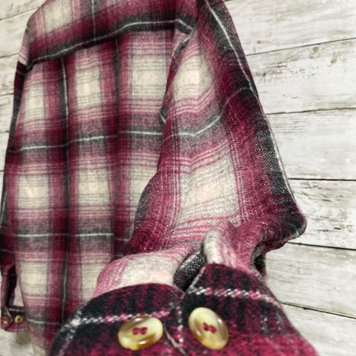 古着 カートコバーン オンブレ NIRVANA ネルシャツ 木村拓哉