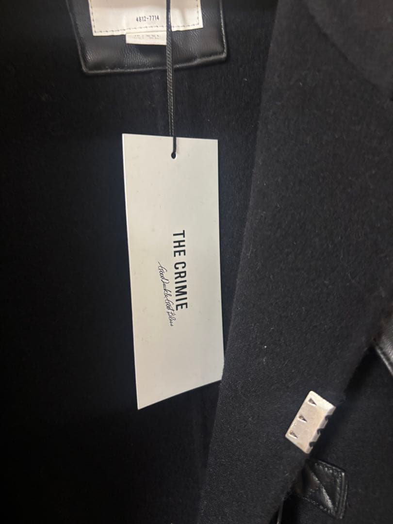 CRIMIE】 WOOL DUFFLE COAT タグ付き新品・未使用XXL WOOL タグ付き