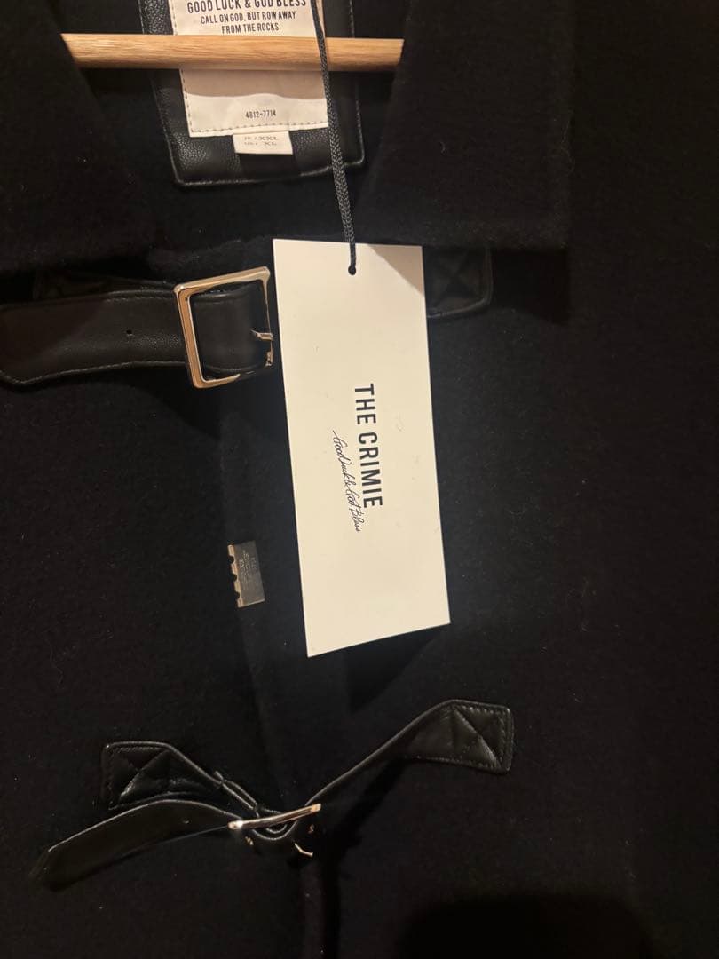 CRIMIE】 WOOL DUFFLE COAT タグ付き新品・未使用XXL WOOL タグ付き