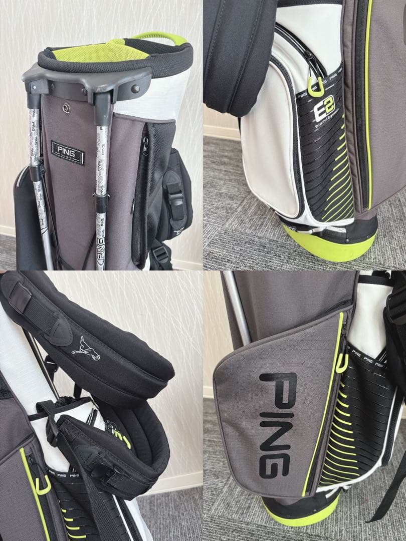 送料無料❗️PING アスリート スタンド式 ゴルフキャディバッグ