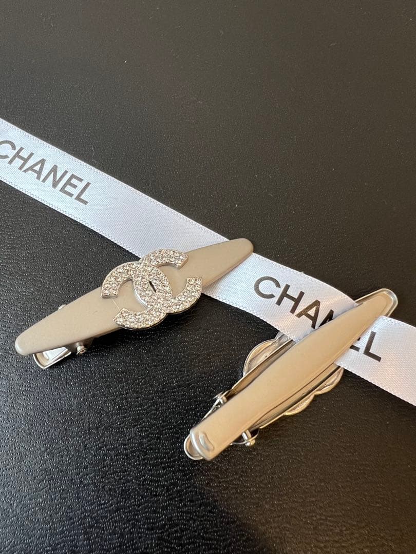 CHANEL ダブルCロゴ ヘアピン 2個セット 希少品2025ノベルティ非売品