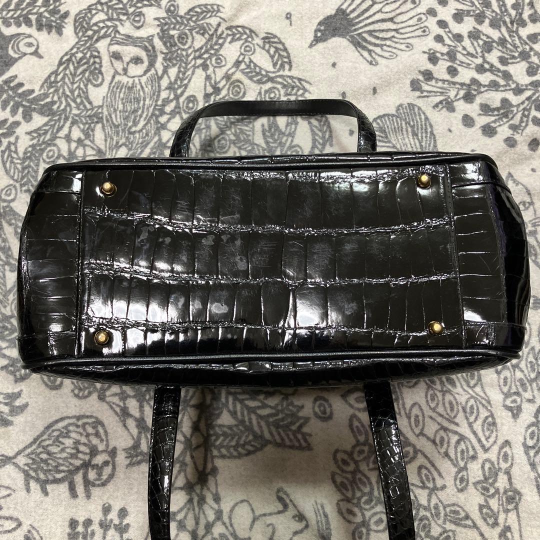 JRA認定 クロコダイル大バッグ 美品 鰐皮