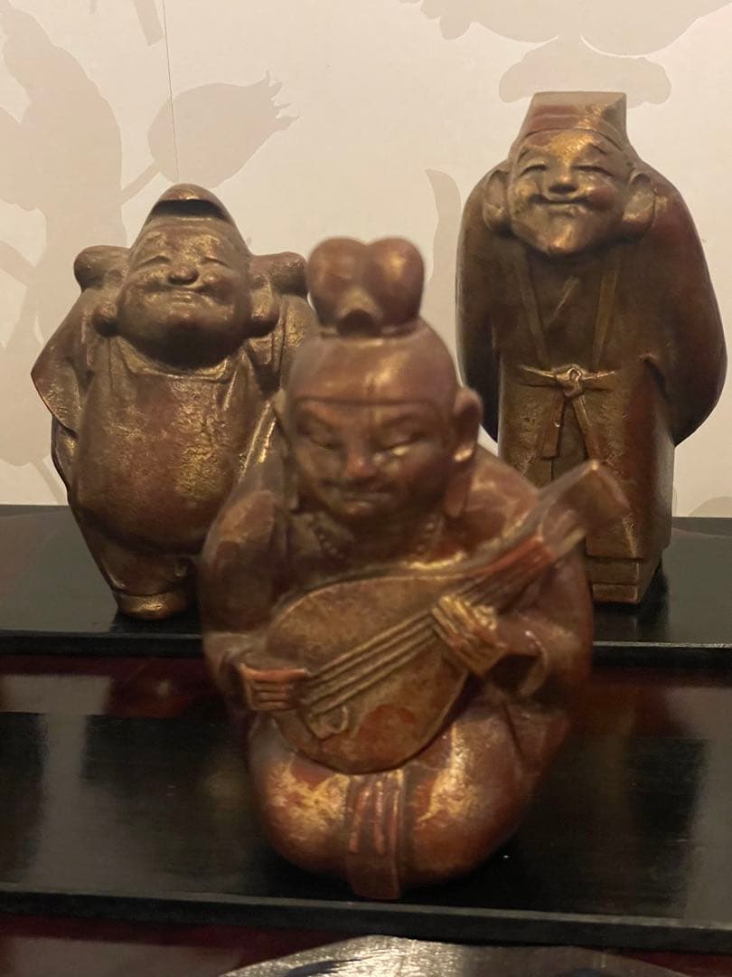 美品 高級 鉄製 七福神 鉄製置物 7体セット 高級七福神 - メルカリ