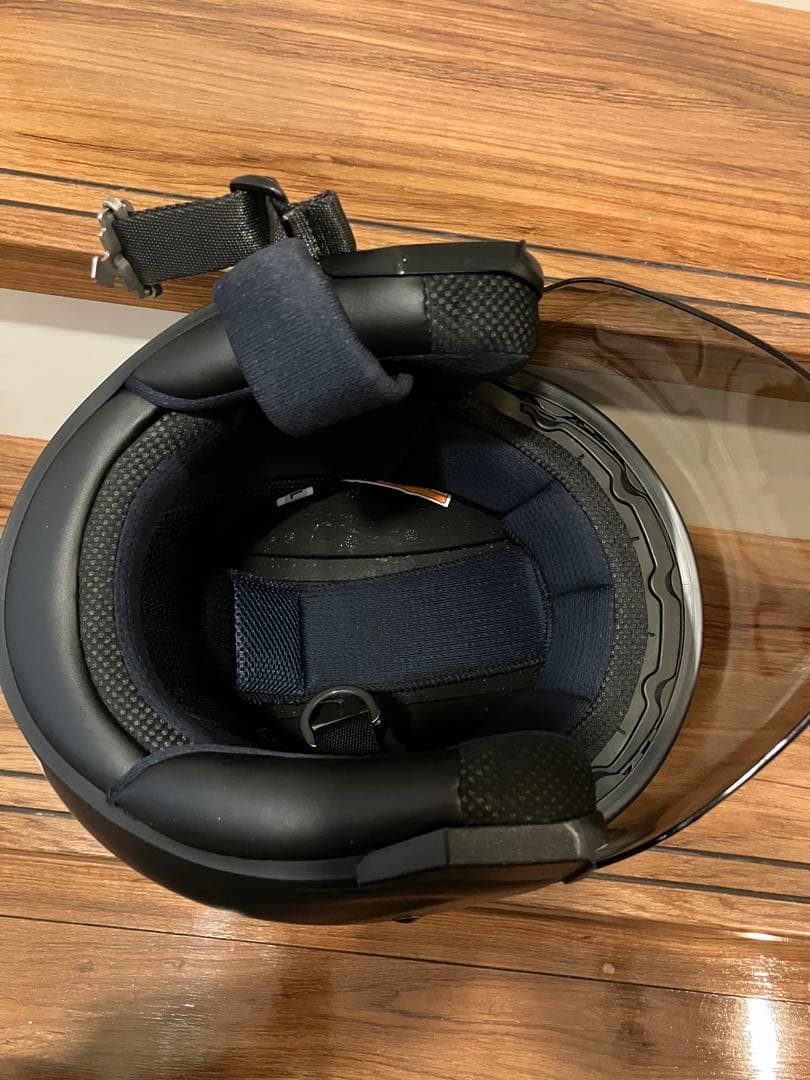 ZENITH YJ-20 ジェットヘルメットXL ブルーミラーシールド付き