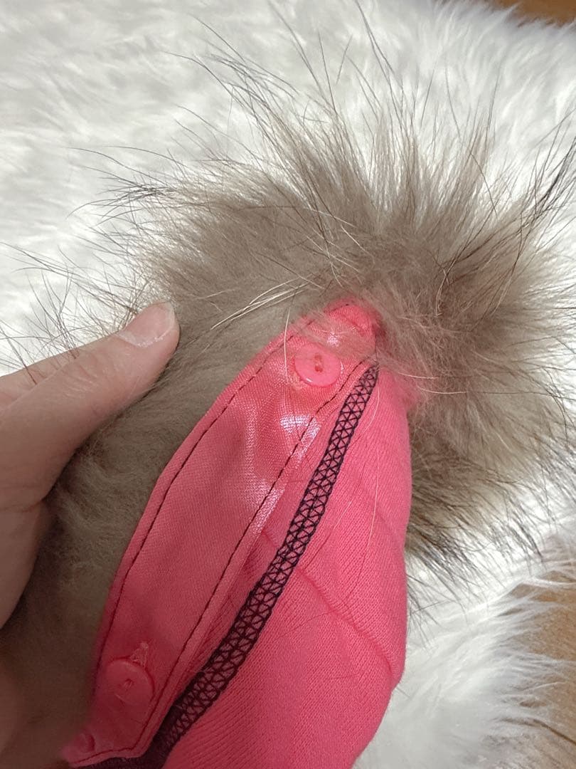 JSG 猫耳 ワンピ ファー