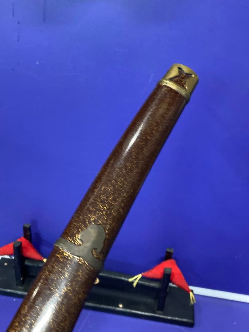 F05）旧家蔵出し 日本陸軍 昭和十三年制定軍刀 拵え 陸軍九八式鐵鞘 軍刀