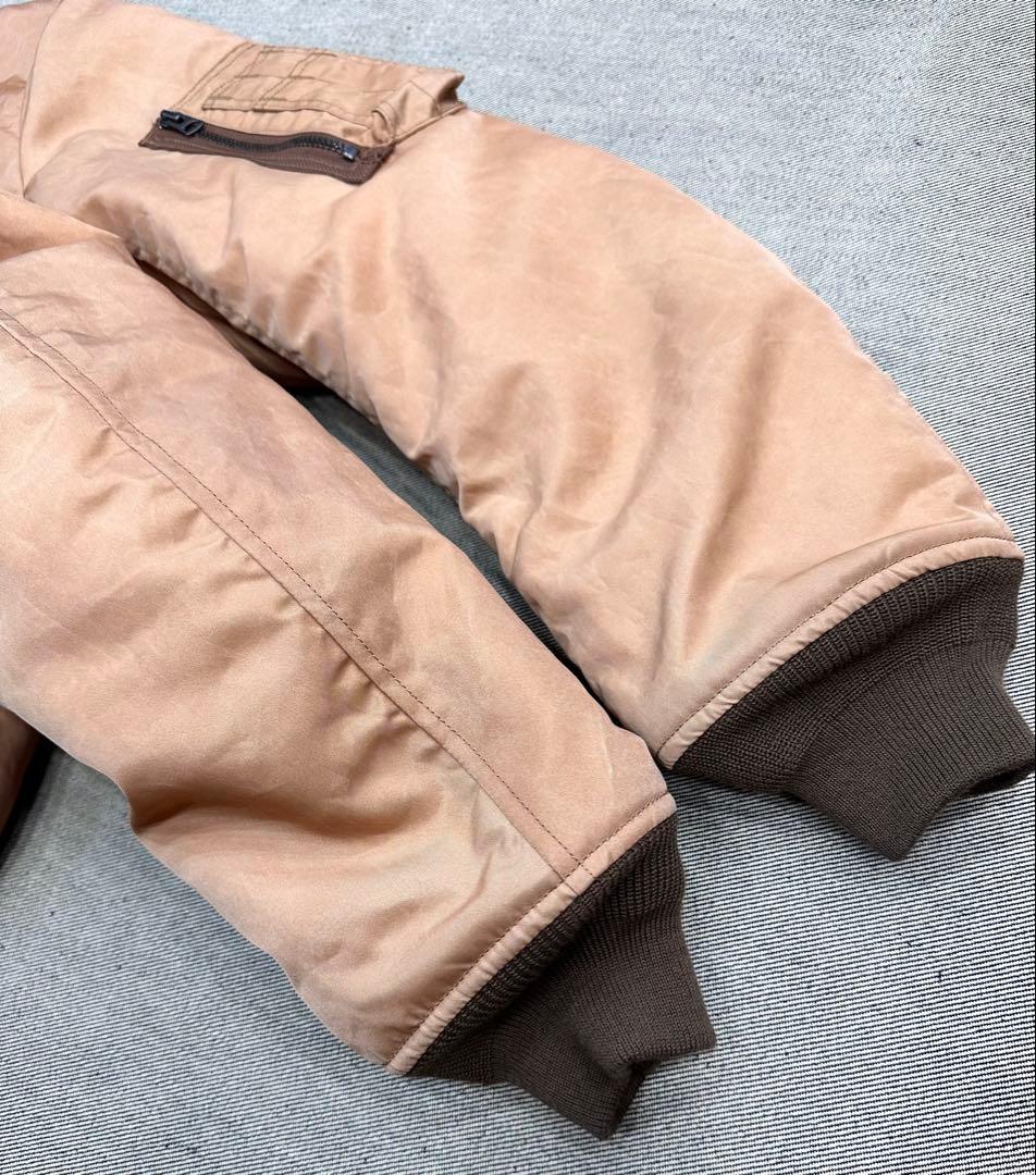 STUDIO D’ARTISAN 柿渋染めMA-1フライトジャケット L