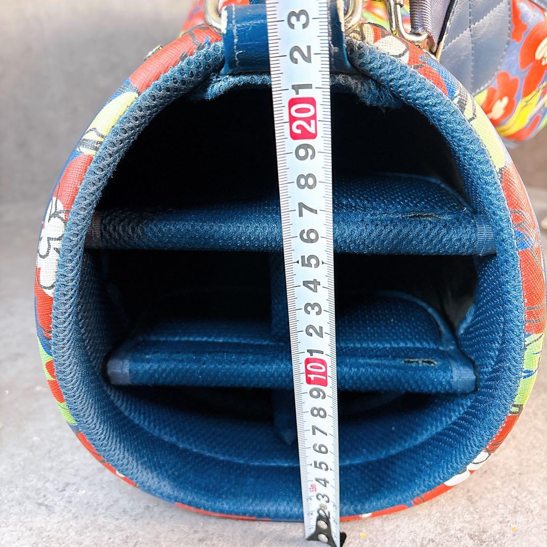 【希少】Callawayキャロウェイ　キャディバッグ　花柄　トロピカル　合成皮革