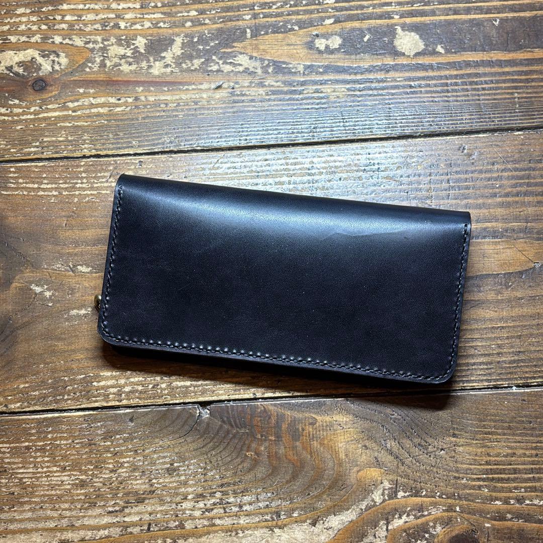 一点物 茶芯レザー トラッカーウォレット＆チェーン