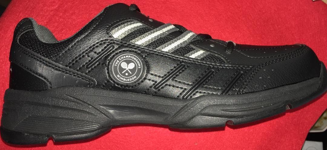 新品 2足 オールコート用 26.5cm テニスシューズ 4E 幅広 ブラック