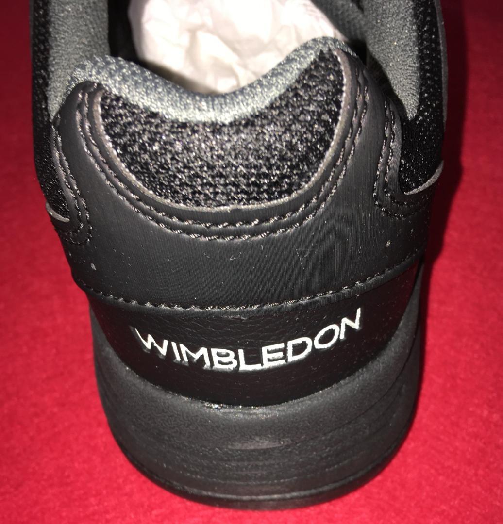 新品 2足 オールコート用 26.5cm テニスシューズ 4E 幅広 ブラック