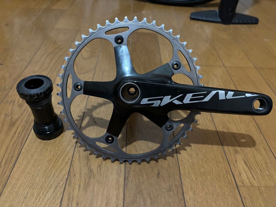 SKEACE ダイレクトクランク ホローテック2 165mmチェーンリング49t