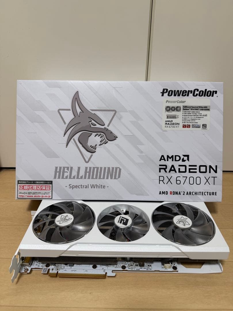 グラフィックボード・グラボ・ビデオカード PowerColor Radeon RX6700XT White