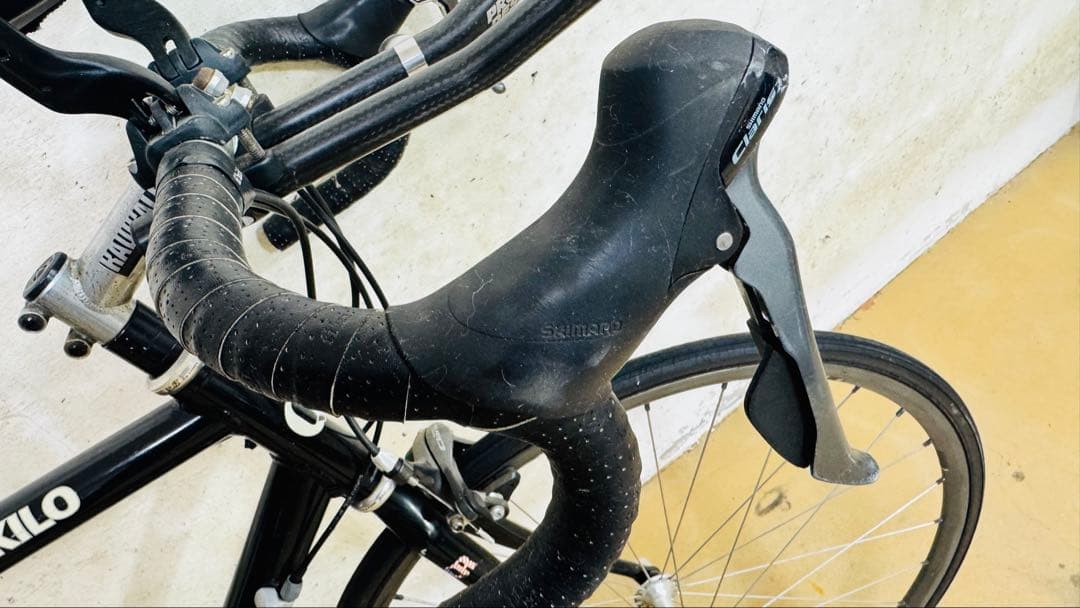 トライアスロン　ロードバイク ブラック