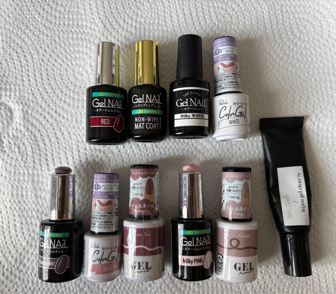 まとめ売り】セルフジェルネイル用品セット UVライト マシーン