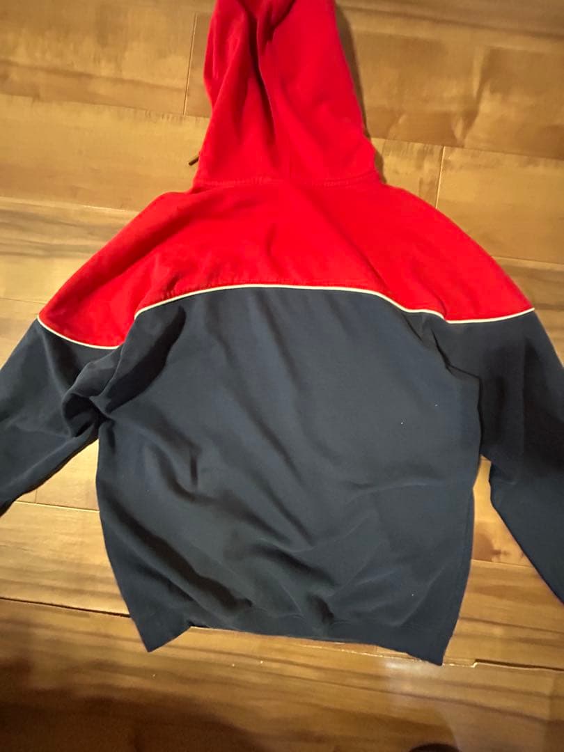 Majestic RED SOX パーカー ネイビー×レッド MLB 古着 - メルカリ