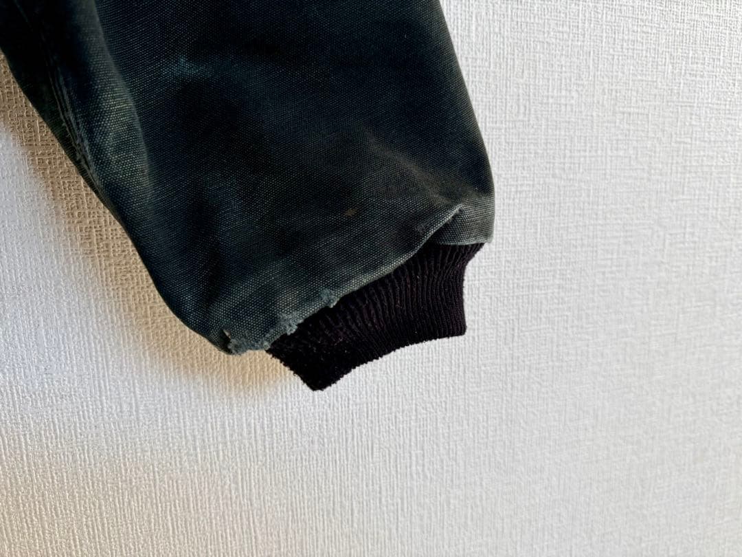 超超スペシャル アメリカ製 カーハート サンタフェジャケット L ブラック 黒