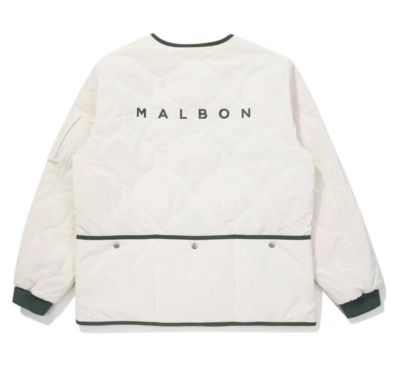 Malbon メンズ ゴルフ用 中綿ブルゾン 防寒 秋冬アウター