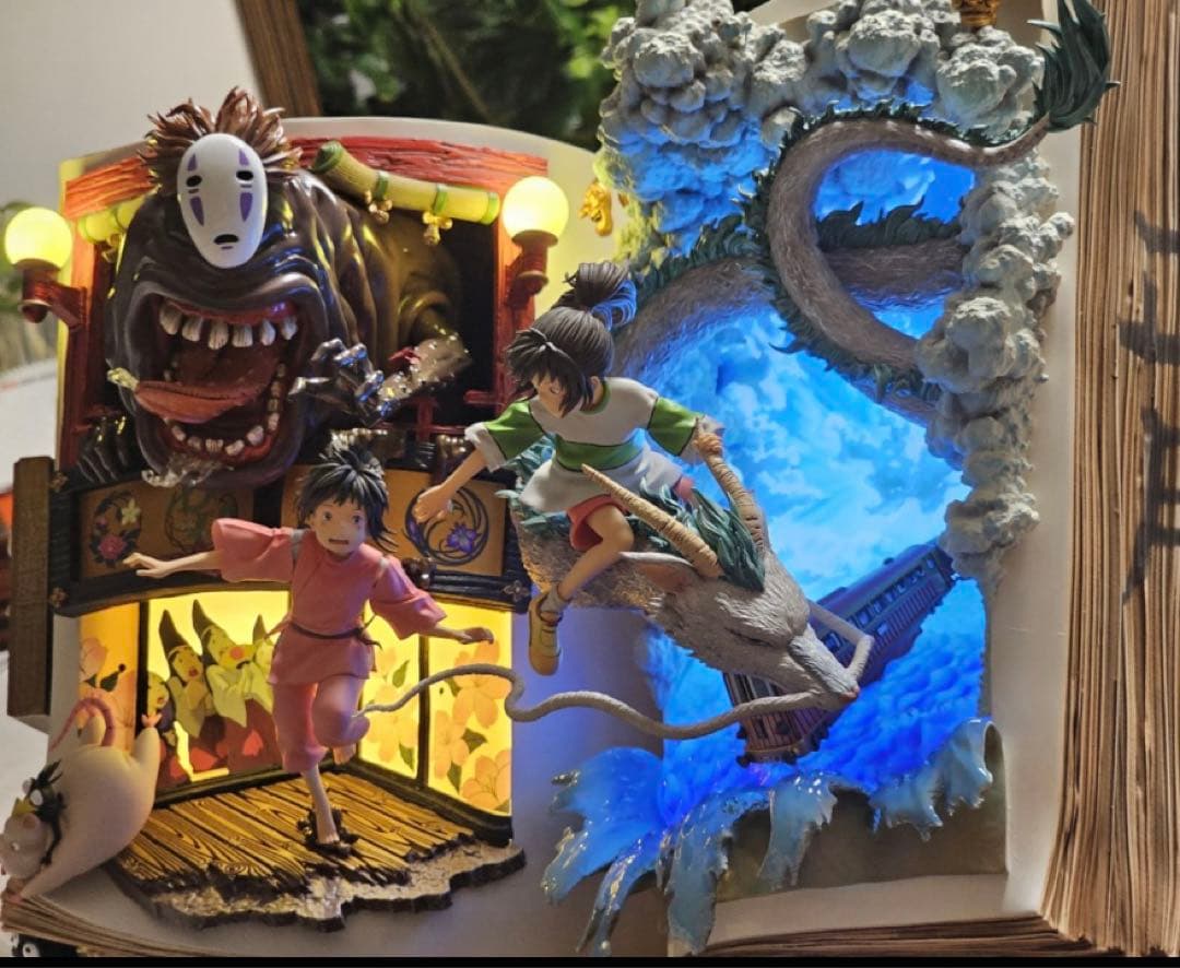 千と千尋の神隠し 千尋 大サイズ フィギュアガレージキット 塗装済み完成品