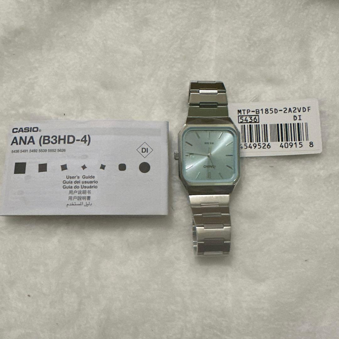 日本未発売 CASIO MTP-B185D-2A2VDF アイスブルー カシオ - メルカリ